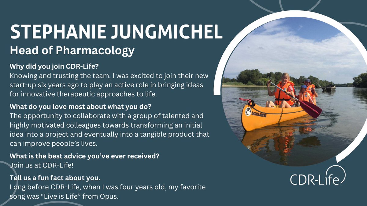 Meet Stephanie Jungmichel, our Head of Pharmacology! Leading our cell biology research, she drives the development of our T cell engagers (M-gager®) from discovery to clinic. First in our series introducing the brilliant minds behind CDR-Life!