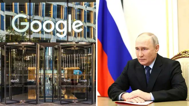 DailyLoud's tweet image. BREAKING: A Russian court has fined Google $2,500,000,000,000,000,000,000,000,000,000,000 ($2.5 decillion) for blocking their content on YouTube.