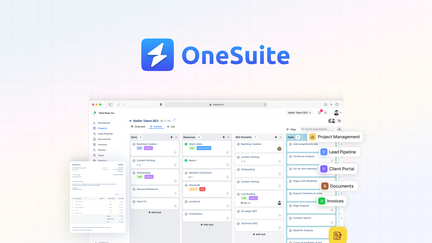 ToolsLifetime's tweet image. Manage leads, projects, and invoicing for agency clients from a single platform

OneSuite full review: nuel.ink/H7cXpU
