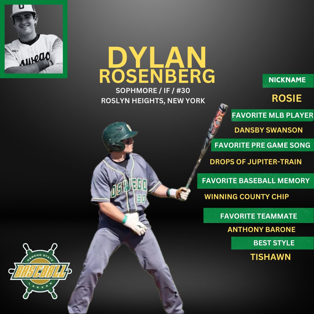 Up next for our “meet the players” series 
Dylan Rosenberg 
Sophomore IF,From Roslyn Heights, NY
#lakeshow