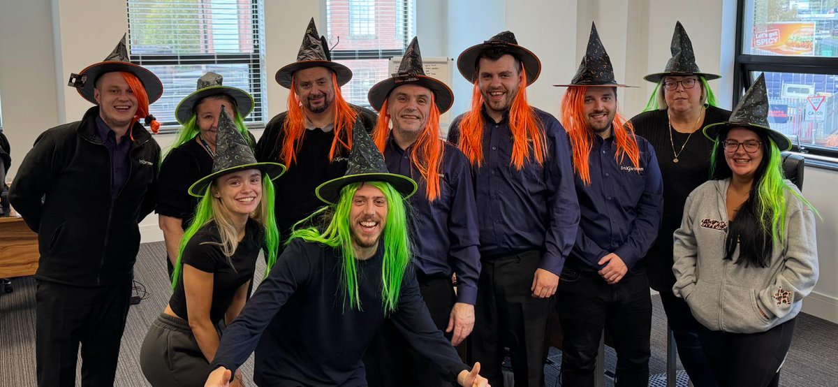Inxpress152's tweet image. 🎃 Happy Halloween from InXpress! 🎃

Our team is getting into the spooky spirit today—with everyone donning their best witch hats to celebrate! 🧙‍♀️👻