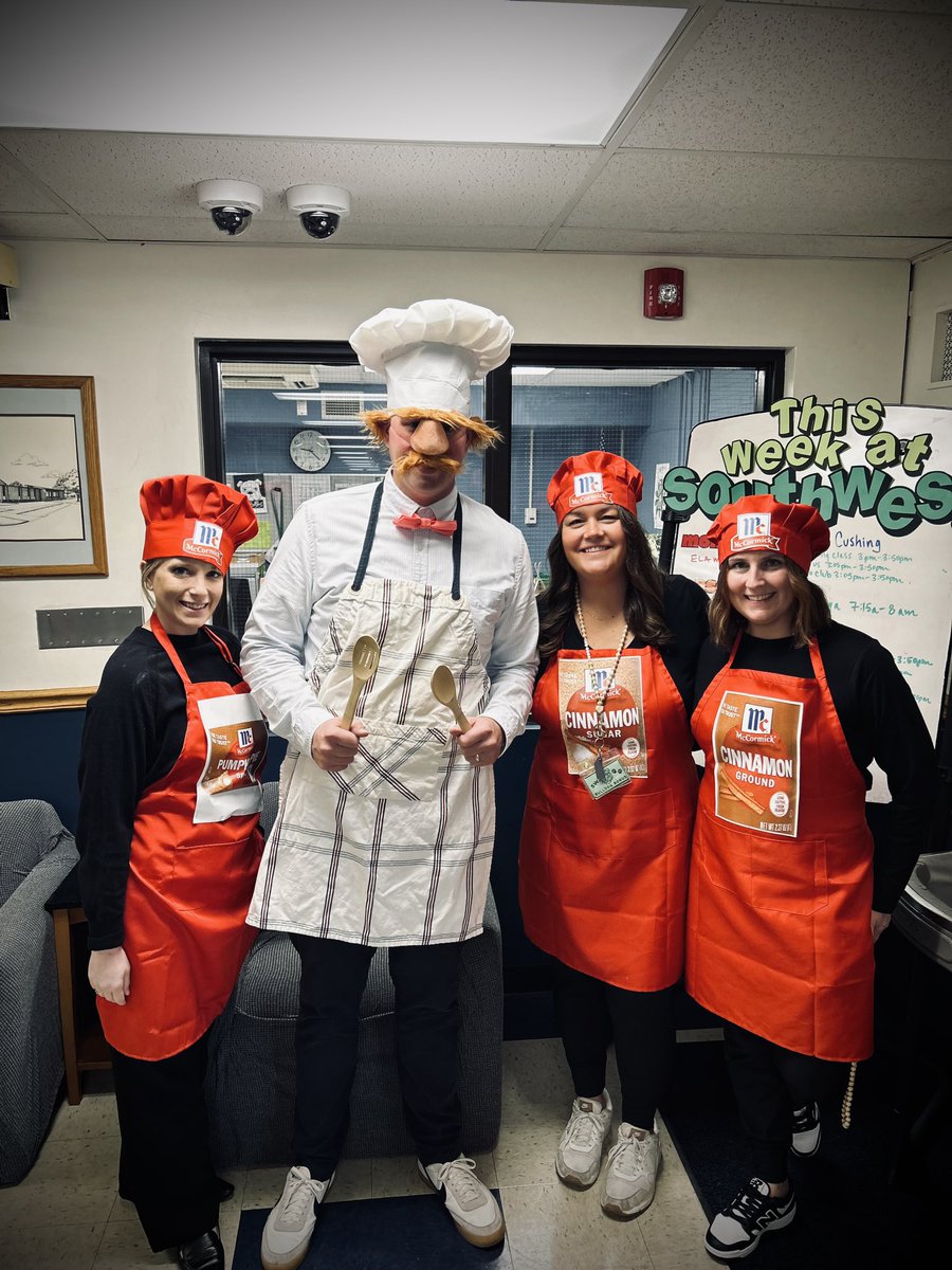Cooking up a spooky fun day at Southwest! 👩🏼‍🍳🎃👻 #BeEvergreen