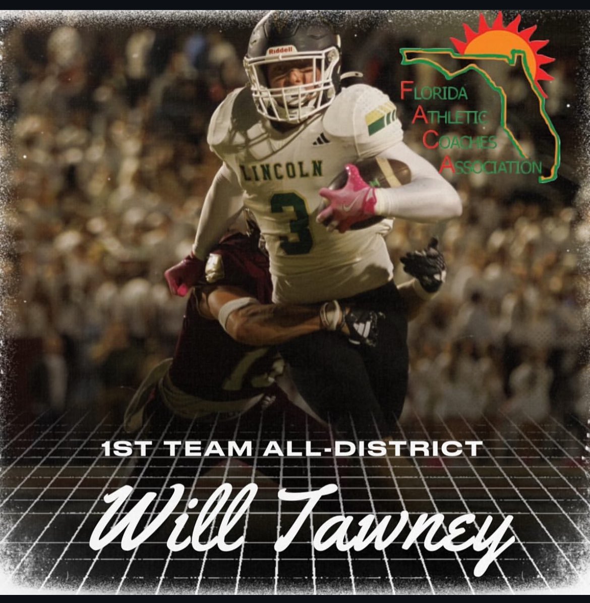 I am honored to be chosen to be on the 1st team FACA all-district team as a Jr ! I’m exited for what is to come.<a href="/Linc_TrojansFB/">Lincoln Trojans Football</a> <a href="/CoachMcCrayLHS/">Brandon Moses McCray</a> <a href="/MrEliDubble/">Coach Eli Will</a> <a href="/CoachJames63/">Ben James</a> <a href="/NCAA/">NCAA</a> <a href="/CoachWintrick/">Joe Wintrick</a>