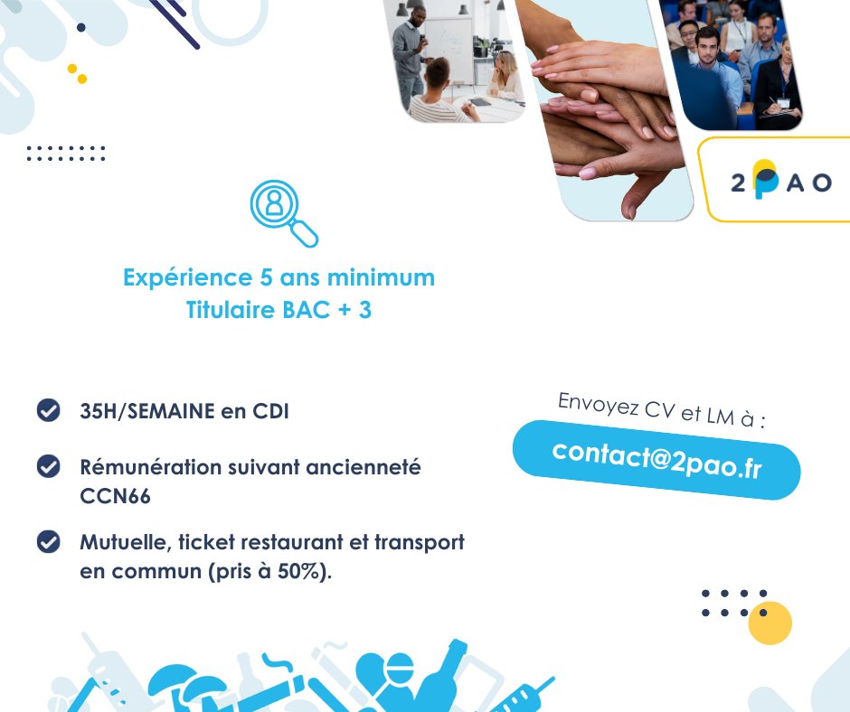 #onrecrute à #toulouse un(e) webmaster au plus vite ! Merci de diffuser au max.
CV et LM à l’attention du Président de la 2PAO à contact@2pao.fr
#emploi #occitanie #Recrutement2024 #webmaster #emploiweb