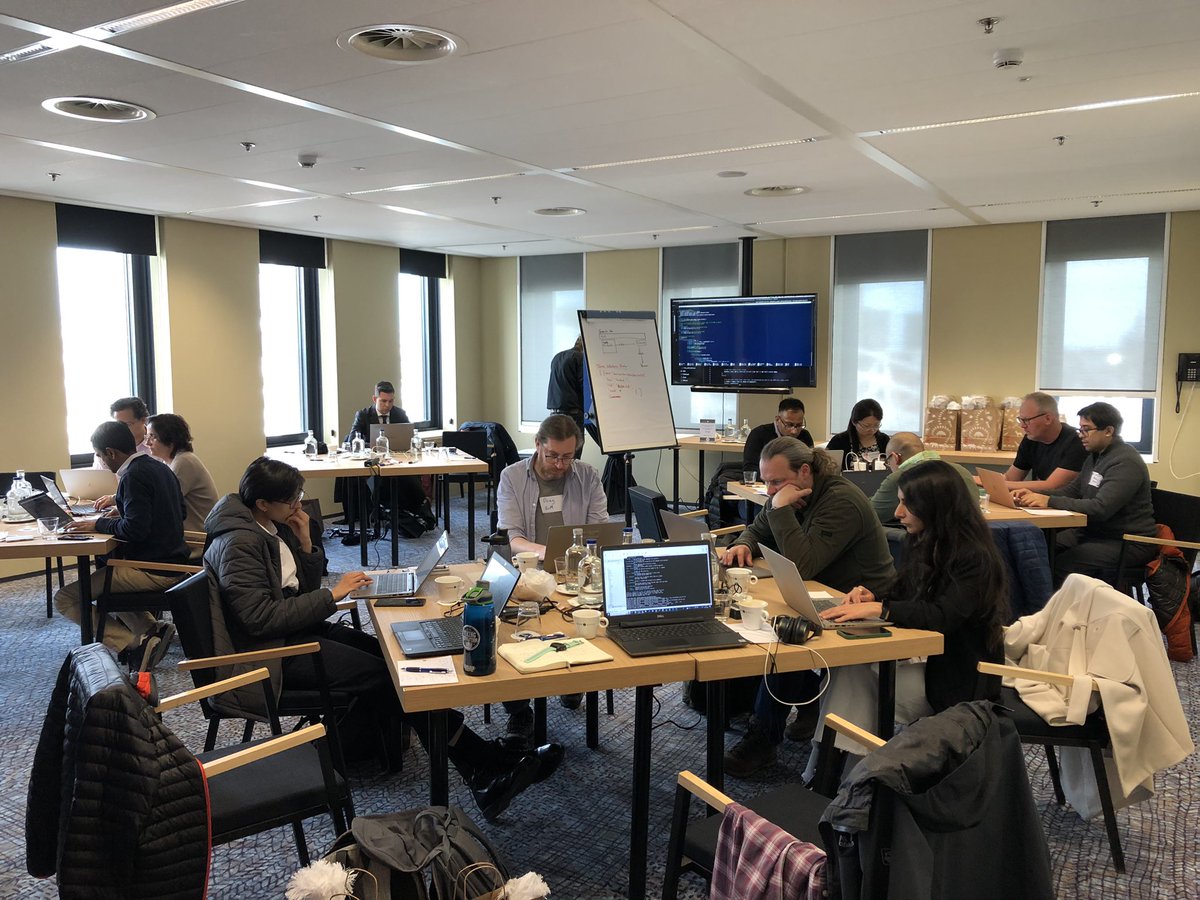 Ollie White (@ollie_w_white) on Twitter photo A special thank you to everyone who attended the <a href="/BioGenEurope/">Biodiversity Genomics Europe (BGE)</a> hackathon in Leiden, testing the pipeline to help their efforts to barcode over 30,000 museum collections. A special thank you to everyone who attended the <a href="/BioGenEurope/">Biodiversity Genomics Europe (BGE)</a> hackathon in Leiden, testing the pipeline to help their efforts to barcode over 30,000 museum collections.
