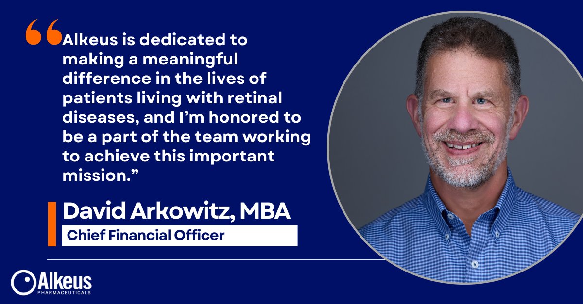 Thrilled to have accomplished biopharma executive David Arkowitz join the Alkeus leadership team.
globenewswire.com/news-release/2…
#CFO #AlkeusPharma