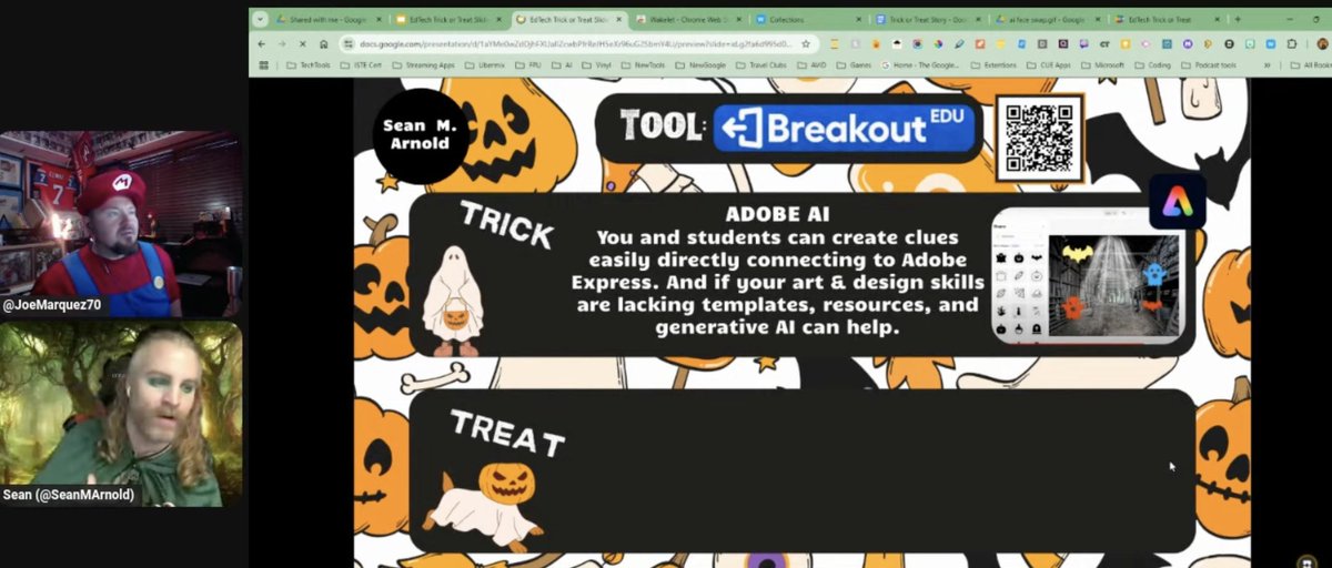 📦 <a href="/seanmarnold/">Sean M. Arnold</a> showcasing the power of <a href="/Adobe/">Adobe</a>  AI in creating clues and connecting to <a href="/breakoutEDU/">Breakout EDU</a> . Highlighting the value of templates, resources, and generative AI in enhancing the learning experience. 

youtube.com/watch?v=AgbOqE…