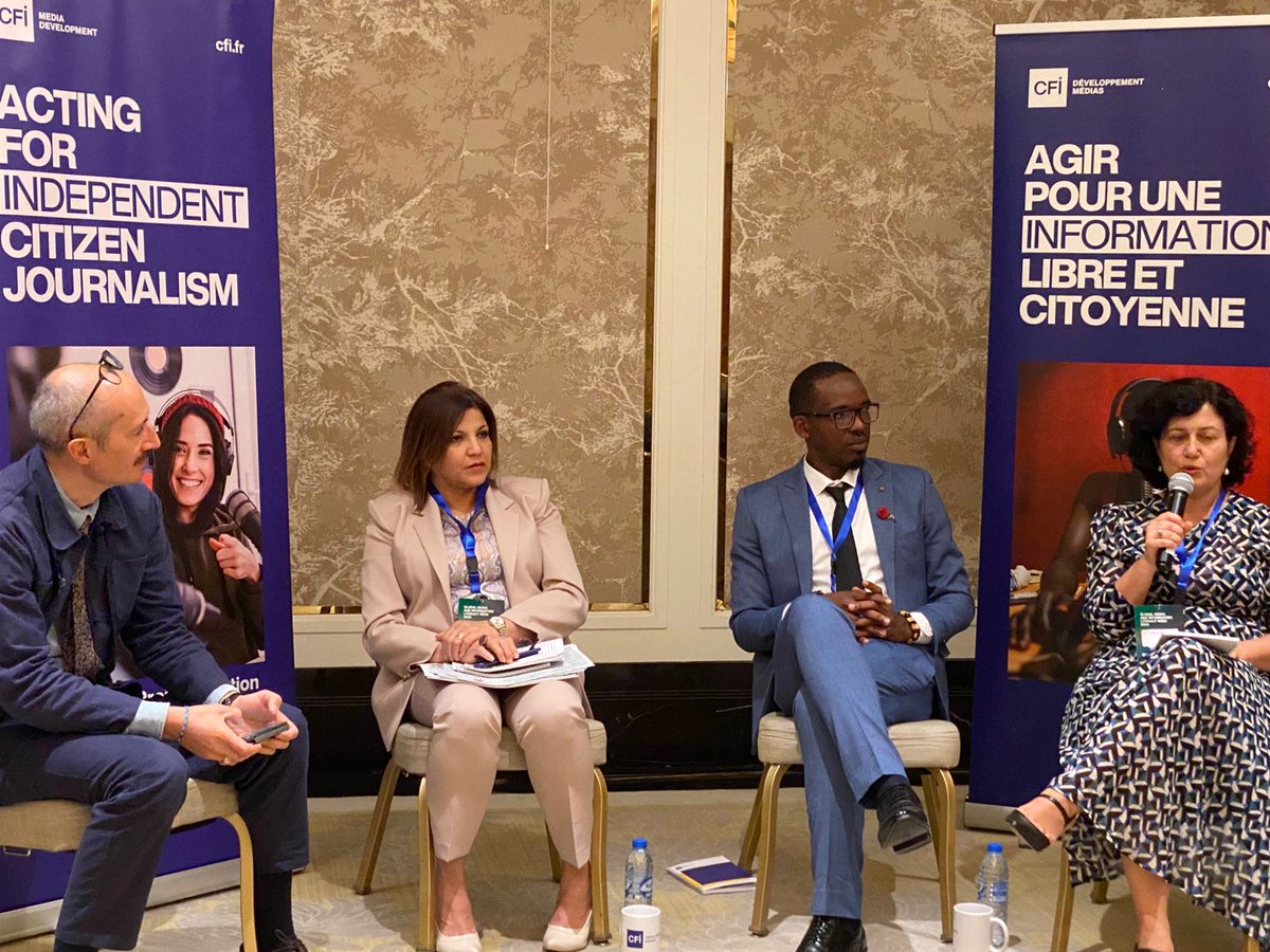 🔵 Conférence de la semaine mondiale de l'éducation aux médias et à l'information 2024, organisée par l'UNESCO à Amman
🎙️ Discussion : 3 Expert∙es de CFI partagent leurs expériences sur les défis et pratiques de l'EMI dans les projets internationaux

🔹 Experte 1 : <a href="/GhaliWaahiba/">Ghali Wahiba 21 aout</a>