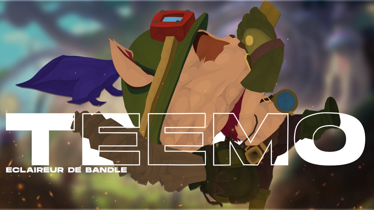 L'histoire de Teemo dessinée 
🔽🔽
youtube.com/watch?v=yEJR5N…

(La vidéo est aussi petite que le QI des joueurs de ce champion).
