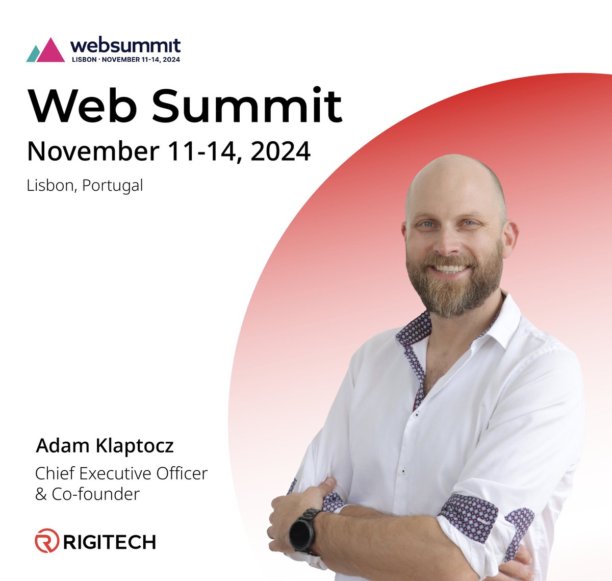 RigiTech's tweet image. Meet Us at Web Summit! 🇵🇹

✨ Our CEO Adam Klaptocz will be attending Web Summit in Lisbon from November 11-14. This is an amazing opportunity to connect, discuss, and shape the future of logistics with a focus on sustainable and efficient drone technology!
