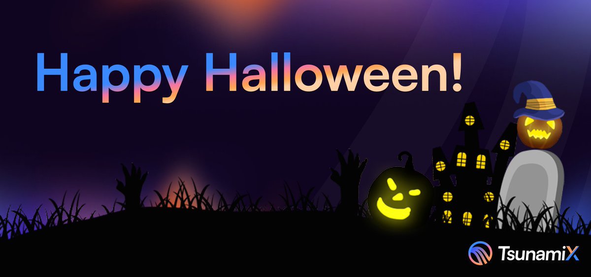 The only thing scarier than the markets… may be missing out on them! 😱

Dive into DeFi this Halloween with TsunamiX and try to turn tricks into trading treats 🍭