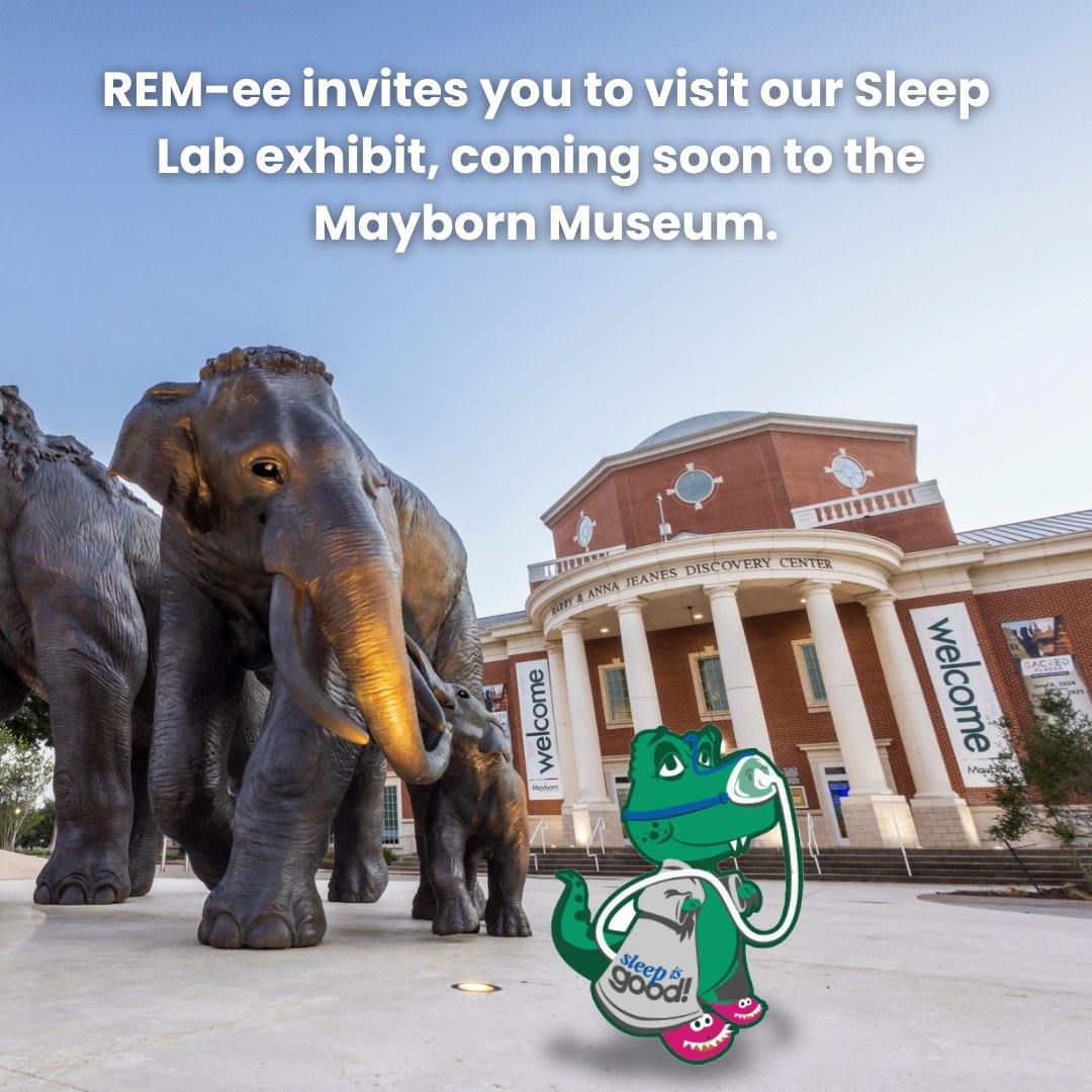 Our sleep science exhibit opens next month!