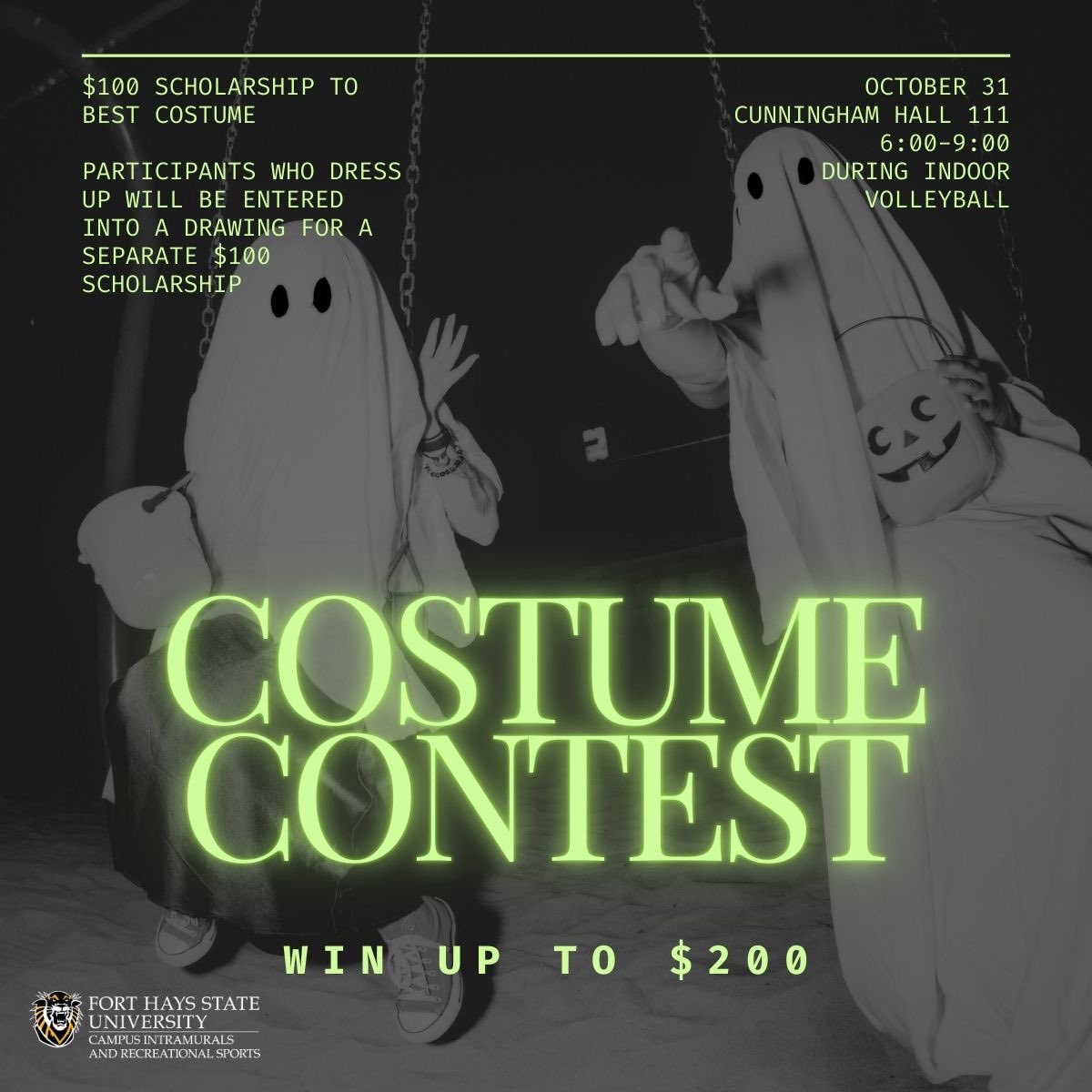 FHSUimrec's tweet photo. Big prizes for tonight! Show up and have a chance at up to $200! https://t.co/N49A3hcjxY