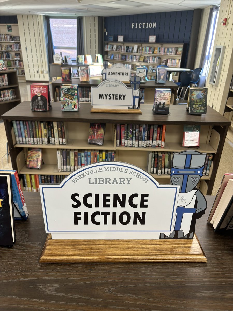 Mrs. Kendzierski (@squiresread) on Twitter photo The library is looking sharp with our new signage from Harbour Signs! They look SO good! Isn’t our squire cute?!?! <a href="/ParkvilleMS/">Parkville Middle</a> <a href="/BCPSLMP/">BCPS LMP</a> The library is looking sharp with our new signage from Harbour Signs! They look SO good! Isn’t our squire cute?!?! <a href="/ParkvilleMS/">Parkville Middle</a> <a href="/BCPSLMP/">BCPS LMP</a>