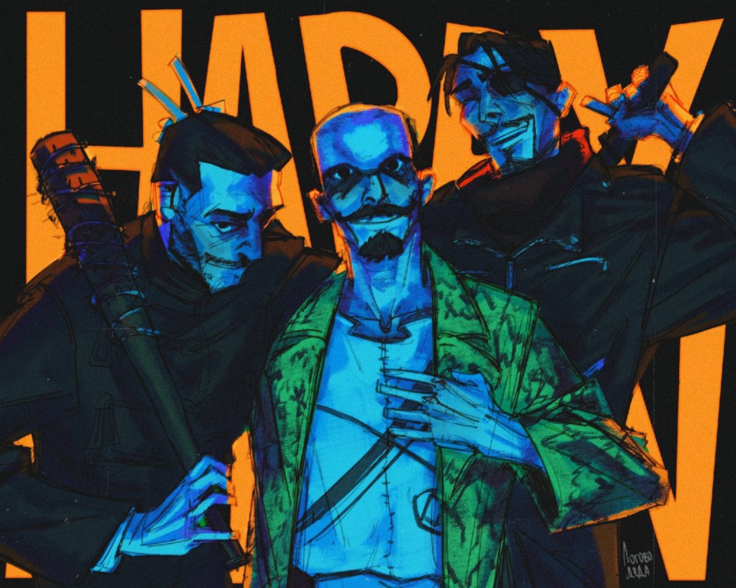 #TheWalkingDead #TWD #NeganSmith #GoldenKamuy #TsurumiTokushirou #Yakuza #MajimaGoro #Halloween