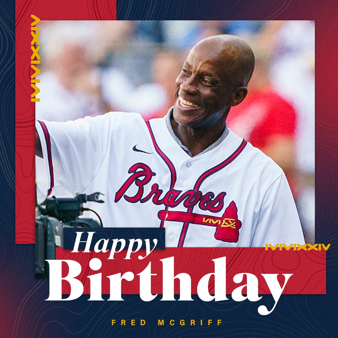 Braves's tweet photo. Happy Birthday to Hall of Famer Fred McGriff! https://t.co/17PzWfvtuj