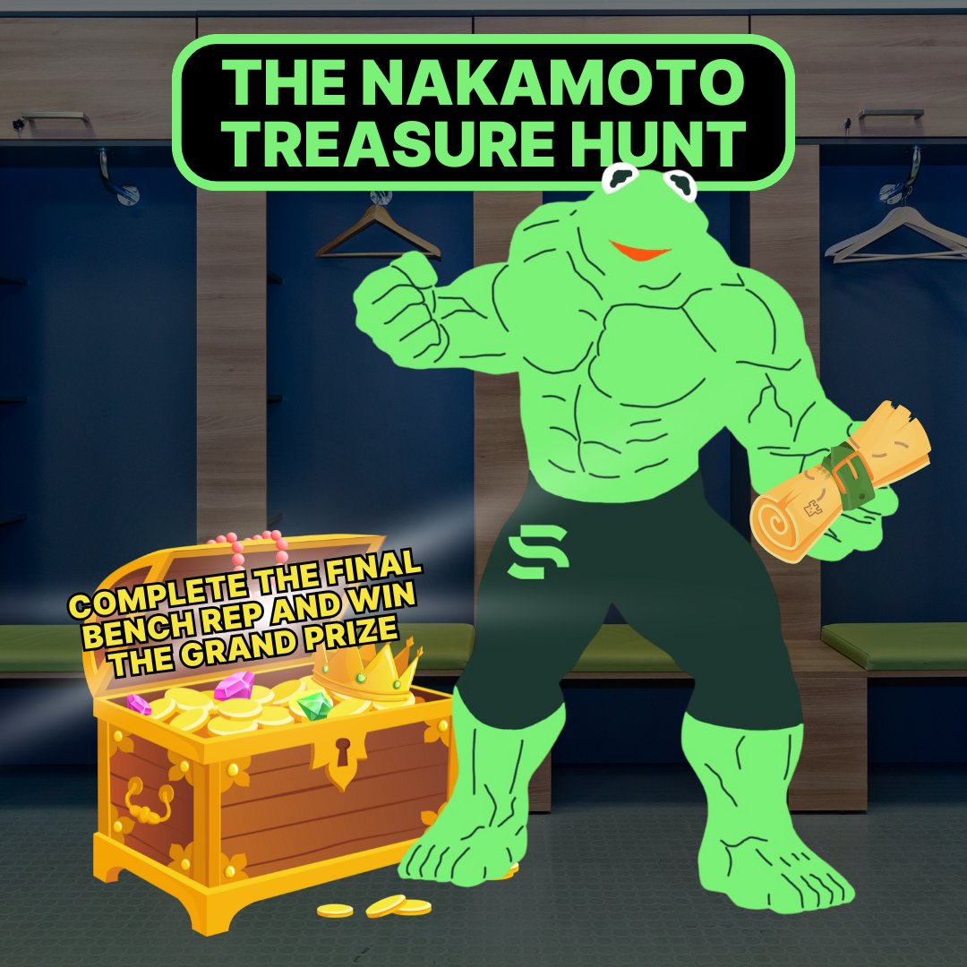 You're invited to the Nakamoto Treasure Hunt with prizes galore! 🎁🗺️

How to win? 🤔

Mint the final "bench rep" to earn Mr. Smack's respect &amp; win the grand prize (starts with 100 stSTX).

Start minting your bench reps &amp; check the details below. 🧵 ⬇️

app.stackingdao.com/fomo
