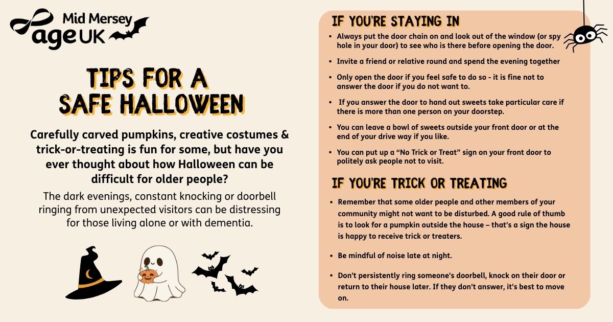 Hope you all have a spooktacular Halloween this evening 👻 

Whether you're out trick or treating or having a quiet night in - remember to be respectful of those who don't want to participate, and have fun!  🎃
