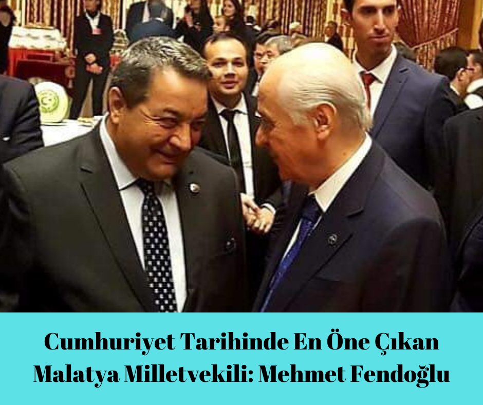 Cumhuriyet Tarihinde En Öne Çıkan Malatya Milletvekili: Mehmet Fendoğlu   malatyaeksenhaber.com/mobil/haber/cu… 

<a href="/MehmetFendogluu/">MEHMET FENDOĞLU 🇹🇷</a>