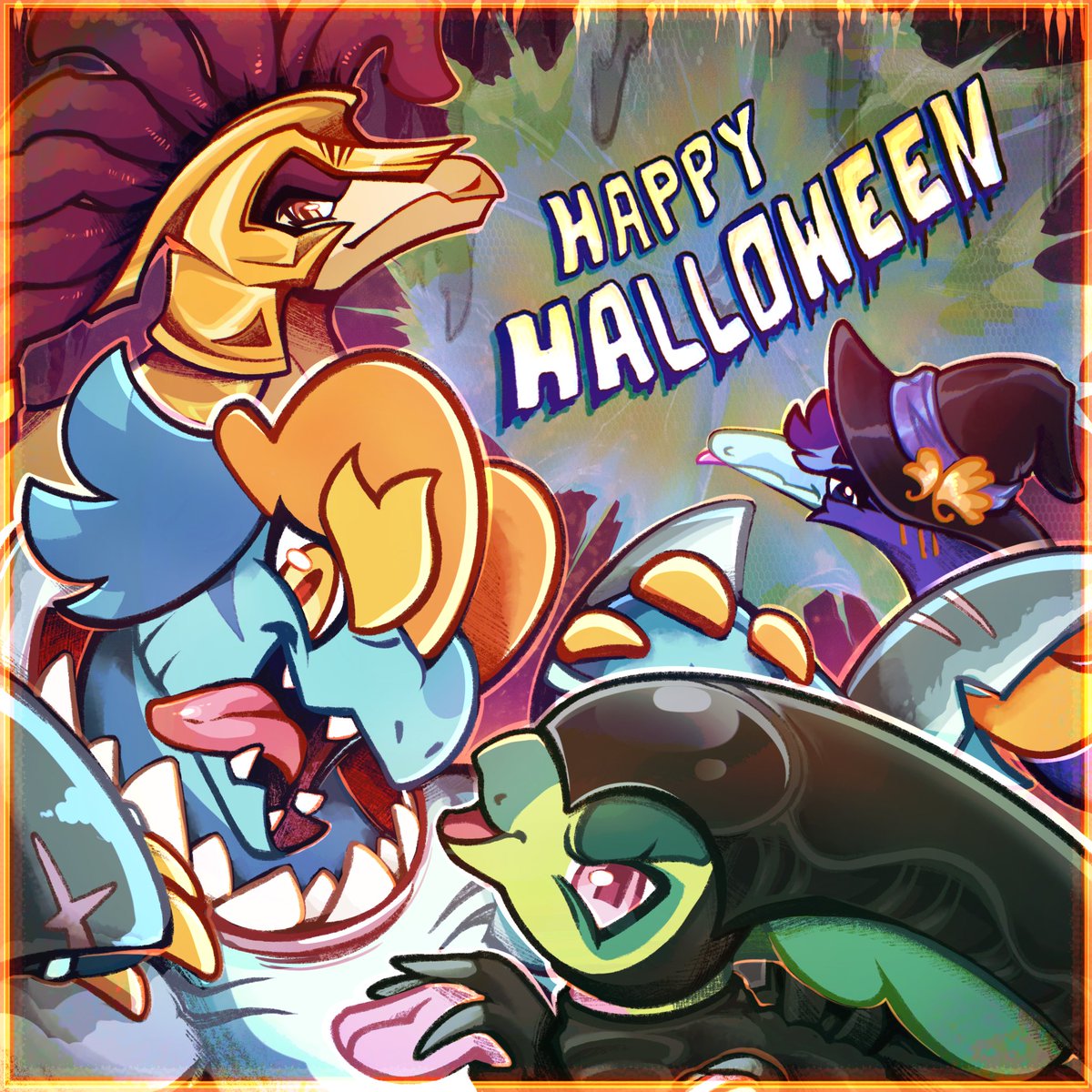 MWAH HA HA!! ✉️🦖📦
Happy Halloween from the NMP gang!