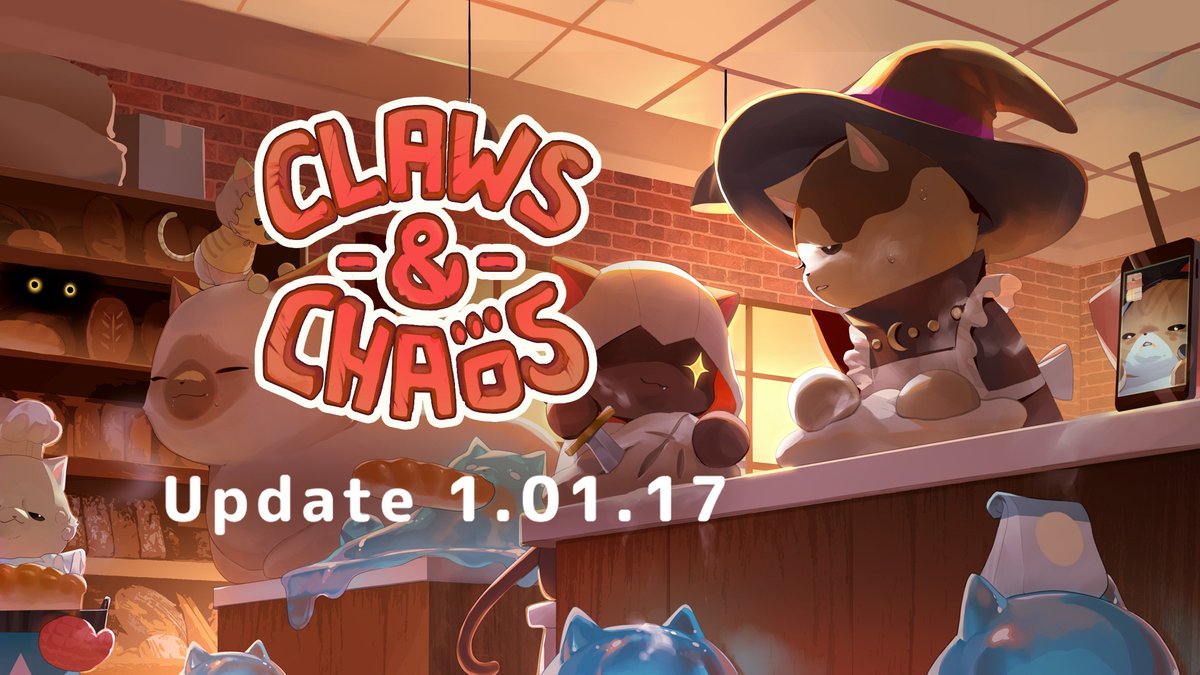 Buffs! Nerfs! Better matchmaking!  This patch has got it all!

Claws &amp; Chaos' first post-launch update is live. Check out the patch notes here: store.steampowered.com/news/app/23772…