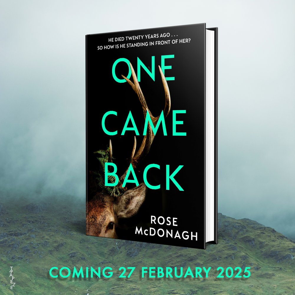 Trapeze Books (@trapezebooks) on Twitter photo We're delighted to reveal a spooky cover of One Came Back by <a href="/rose_mcdonagh/">Rose McDonagh</a>!
He died twenty years ago… so how is he standing in front of her?
This powerfully tense debut explores the depths of grief, memory, and obsession...
Coming 27 February 2025:
geni.us/OneCameBack We're delighted to reveal a spooky cover of One Came Back by <a href="/rose_mcdonagh/">Rose McDonagh</a>!
He died twenty years ago… so how is he standing in front of her?
This powerfully tense debut explores the depths of grief, memory, and obsession...
Coming 27 February 2025:
geni.us/OneCameBack