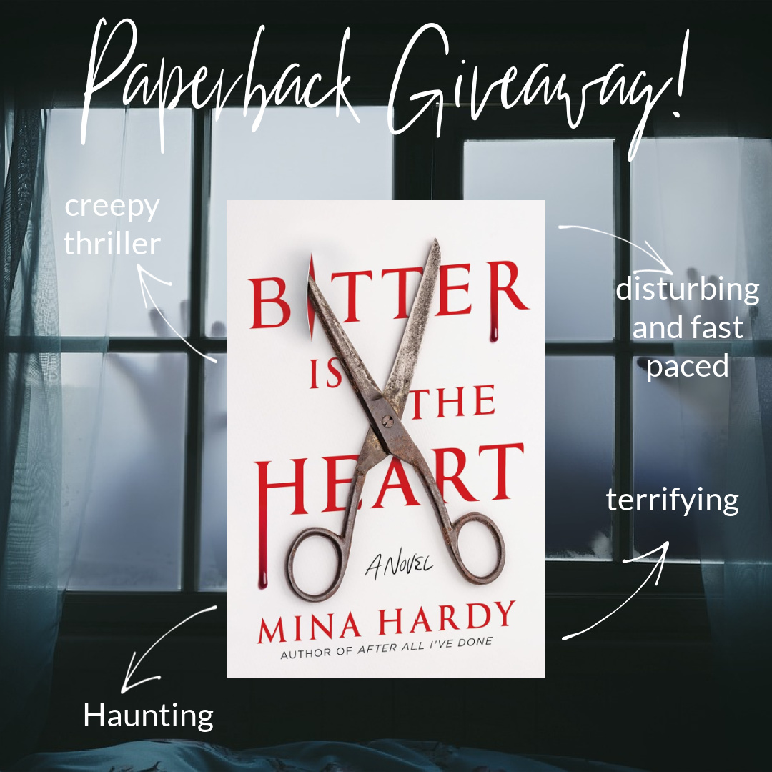 It's day 4 of the spooky season book giveaway event featuring <a href="/crookedlanebks/">Crooked Lane Books</a> authors! Head to IG (@minahardywritesbooks) to enter to win a copy of BITTER IS THE HEART by Mina Hardy.