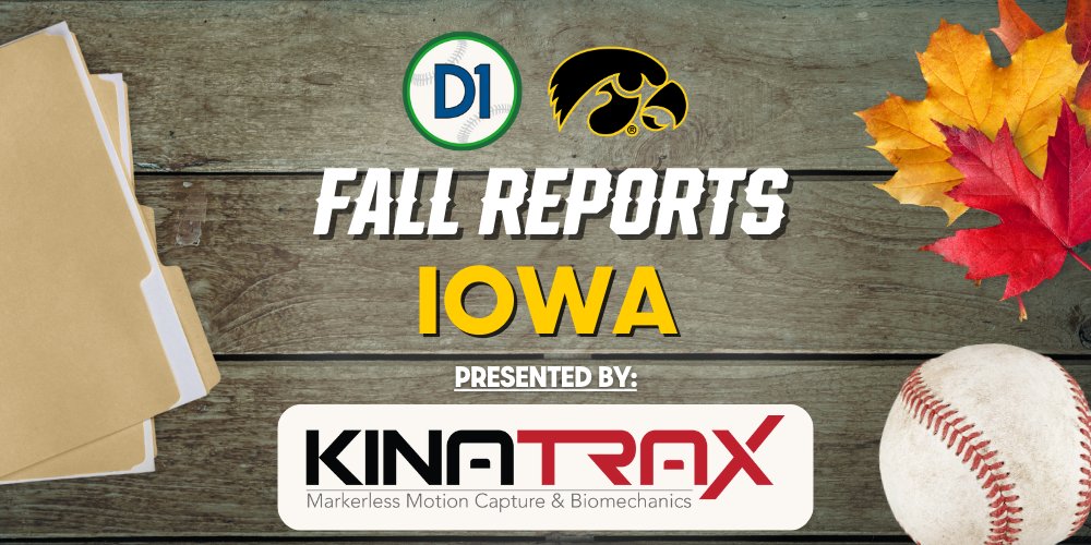 Kendall Rogers (@kendallrogers) on Twitter photo 🟡FALL REPORT: Iowa🟡
Despite losing some key arms from last year's club, <a href="/UIBaseball/">Iowa Baseball</a> still has plenty of front-line pitching depth, among other attributes. <a href="/PatrickEbert44/">Patrick Ebert</a> takes an in-depth look at the #Hawkeyes Fall Workouts.
READ MORE: d1baseball.com/fall-report/20… 🟡FALL REPORT: Iowa🟡
Despite losing some key arms from last year's club, <a href="/UIBaseball/">Iowa Baseball</a> still has plenty of front-line pitching depth, among other attributes. <a href="/PatrickEbert44/">Patrick Ebert</a> takes an in-depth look at the #Hawkeyes Fall Workouts.
READ MORE: d1baseball.com/fall-report/20…