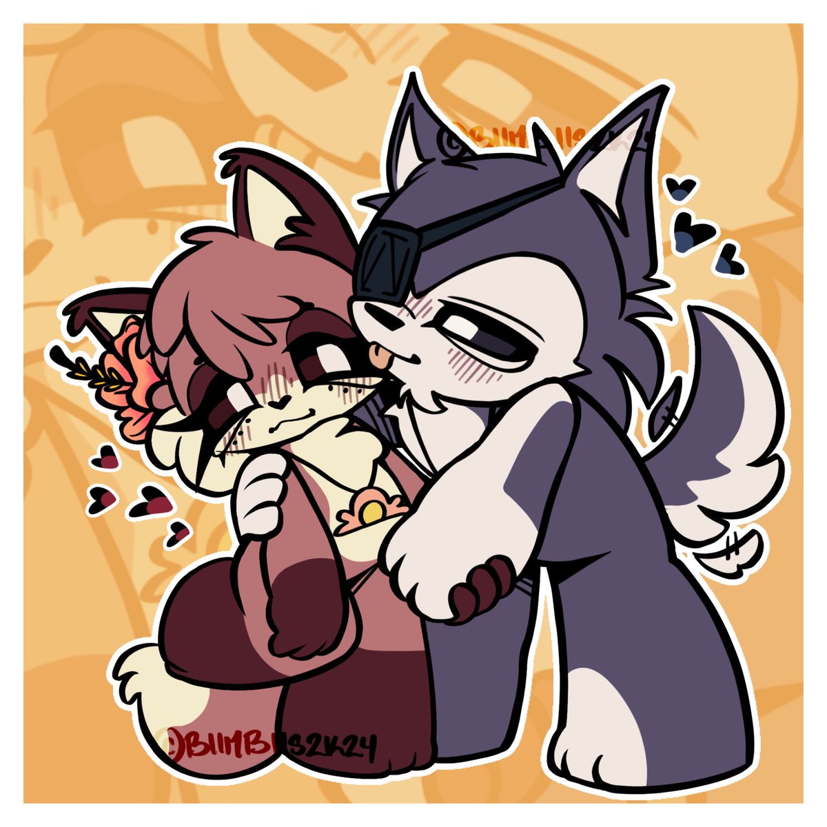 🦊⛅️💛VixDawn x HuskyDusk💜🐺🌆
(HuskyDusk belongs to <a href="/Ayudamipeepee/">Nemo</a> )