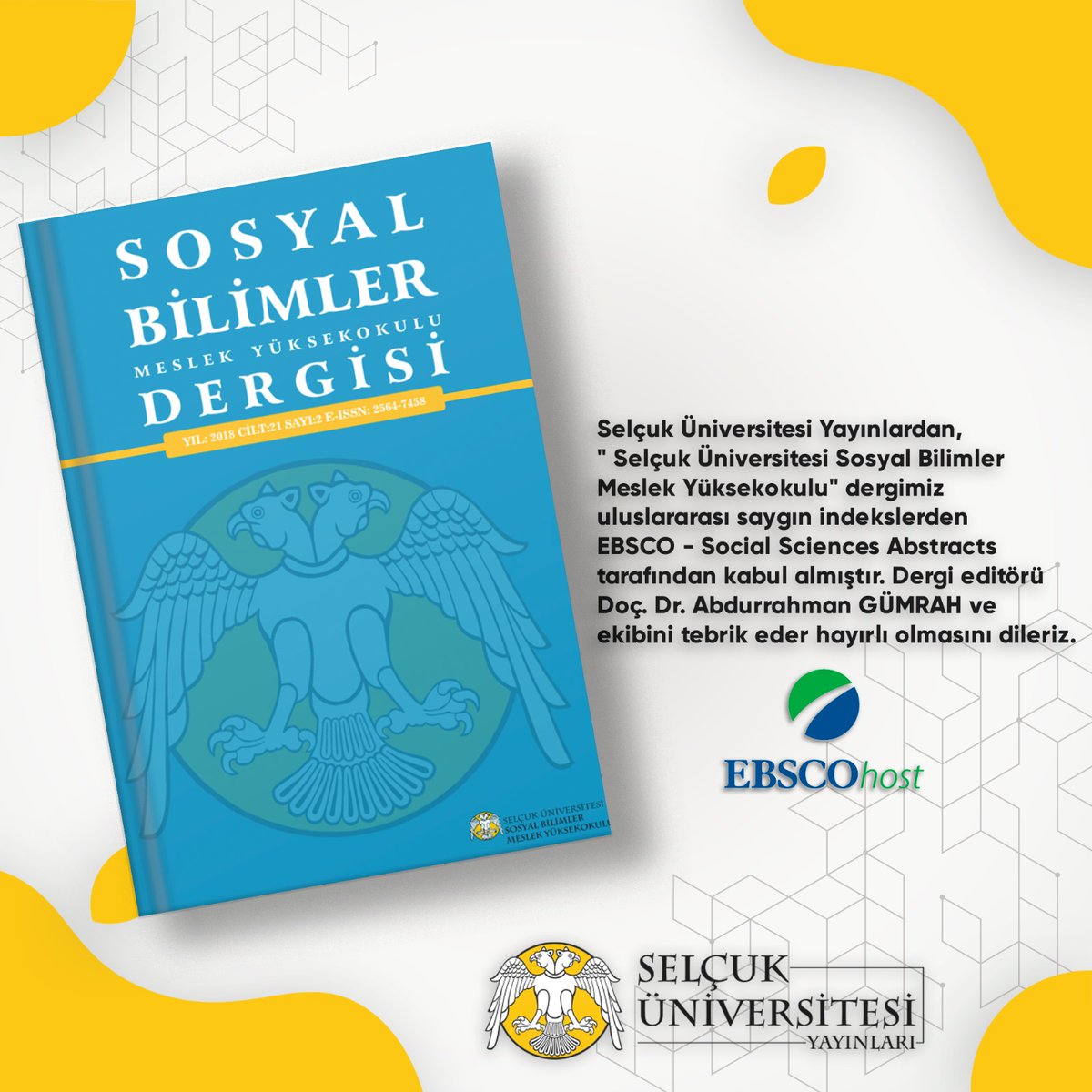 Selçuk Üniversitesi Yayınları (@selcukunipress) on Twitter photo 