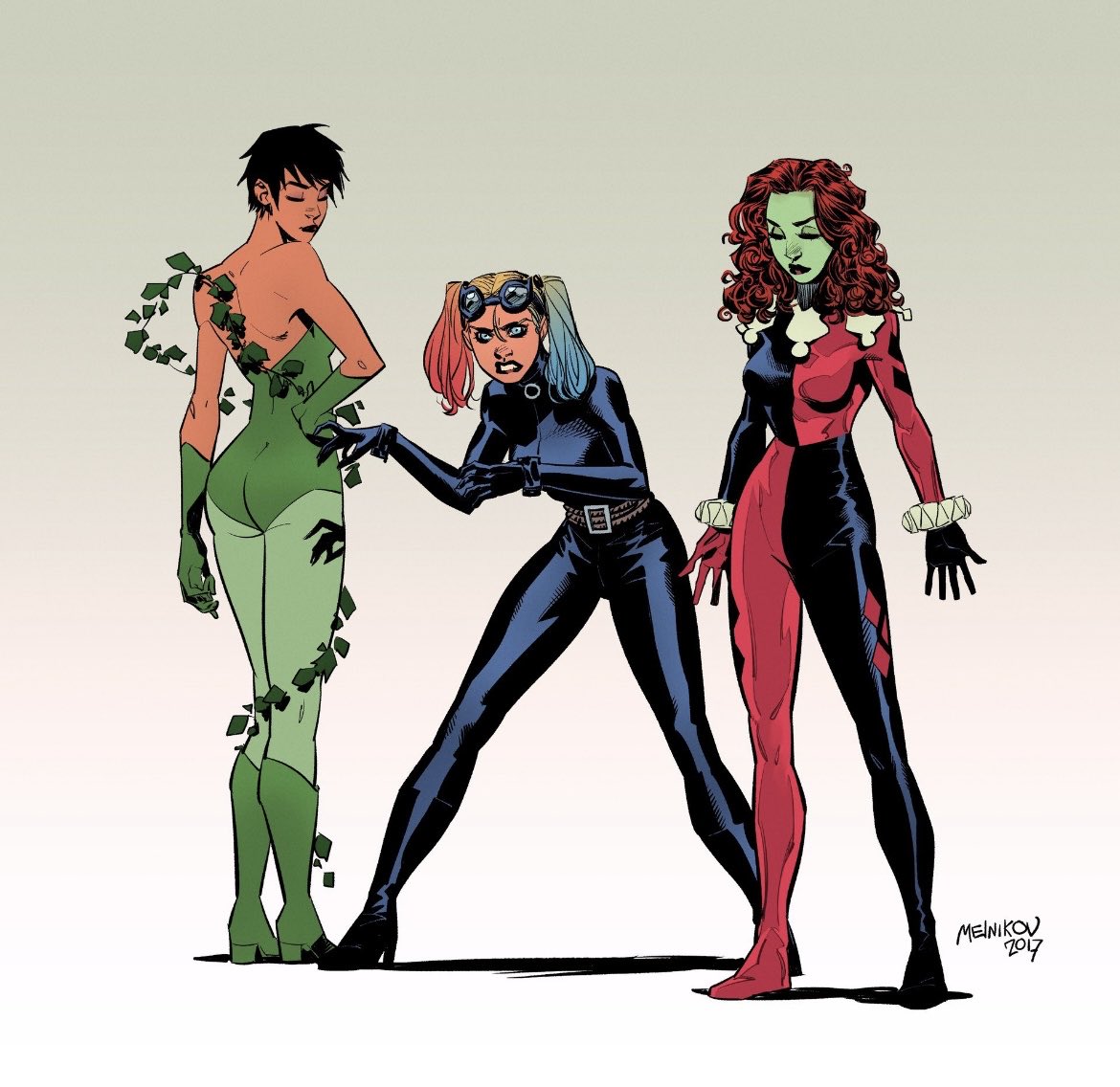 safeharley's tweet photo. Gotham City Sirens by Gleb Melnikov https://t.co/ej8ZNvVnxr