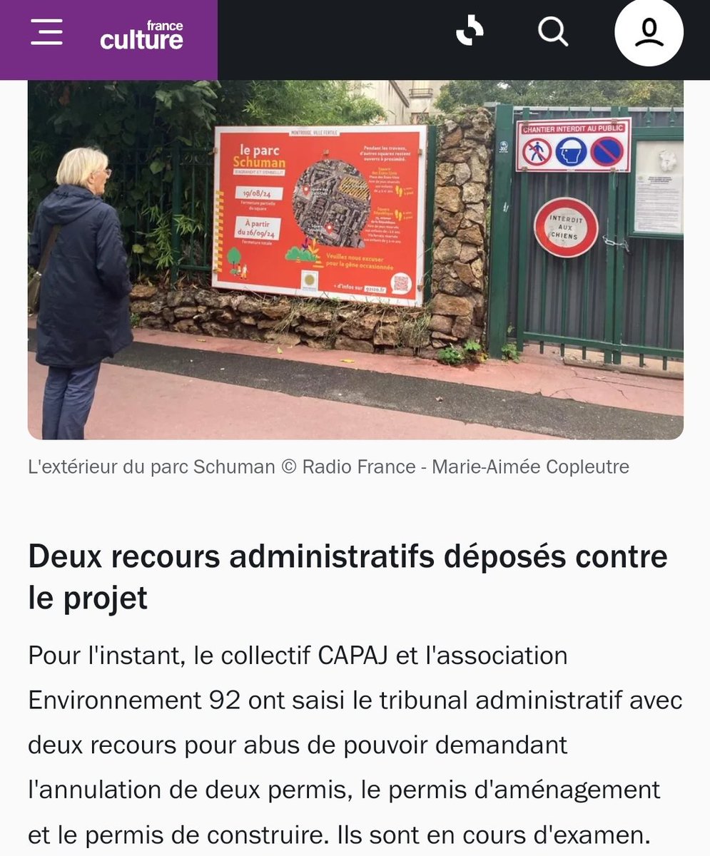 🎯18 millions d'€ d'argent public pour construire un restaurant bistronomique(pr 300 personnes)et #détruire le #square adjacent afin de le #transformer et qu'il devienne le décor de ce futur établissement
#Montrouge

⚡Article complet de #FranceCulture⤵️

radiofrance.fr/franceculture/…
