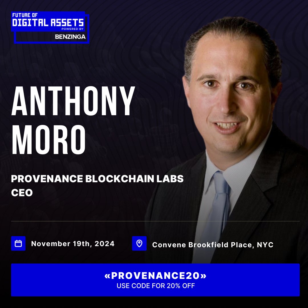 NUVALabs's tweet photo. Join @ProvLabs on November 19th at @Benzinga's #FutureofDigitalAssets event, where @anthonymoro111 will speak to live RWA use cases that are creating material value in the financial service industry.
Use our code PROVENANCE20 to save on your ticket at:
https://t.co/OefPCoo8vH https://t.co/vLI5sZp2O5