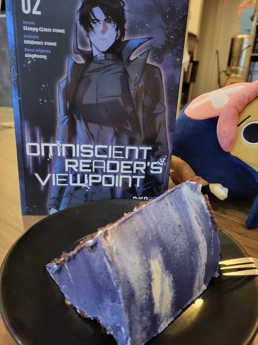 InesHea's tweet image. 💙🩵 Shojo cake double chocolat - caramel par @ShonenSweets ☁️🦋