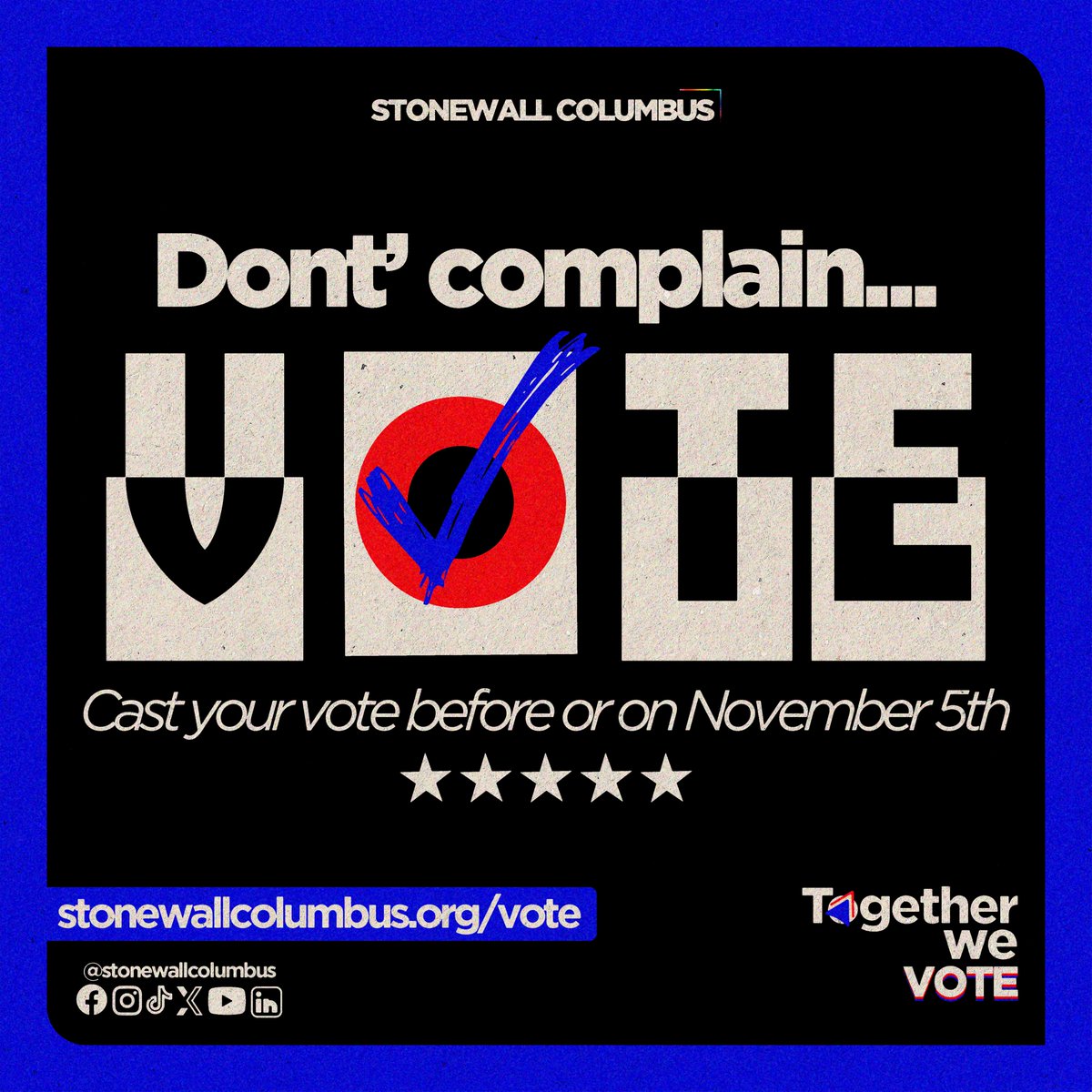 📢 REMINDER: Your vote is your voice, use it.
#Vote