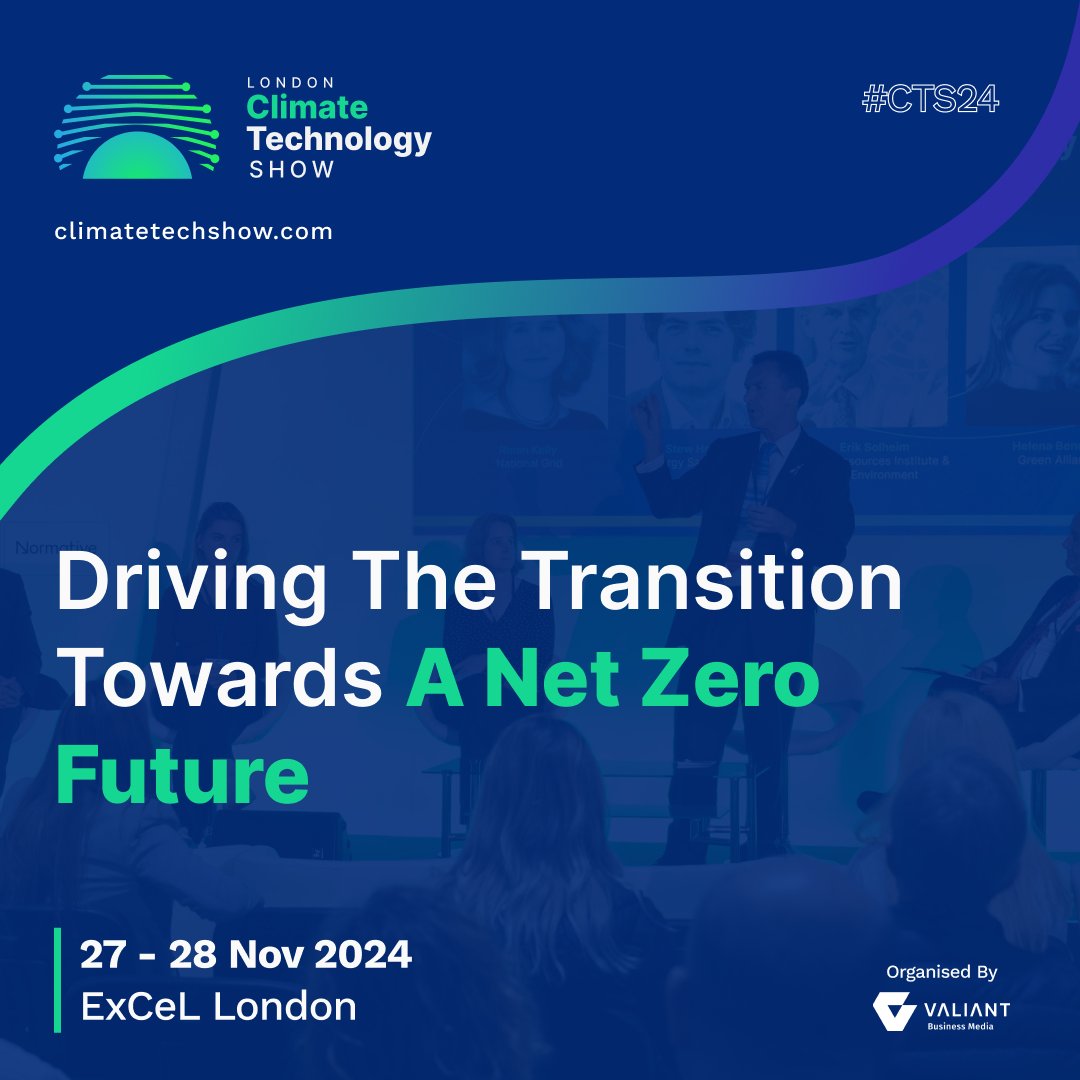 TheStartupsMag's tweet image. Registrations for the London Climate Technology Show are pouring in from across the globe &amp;amp; hundreds of top companies have already confirmed their participation.

Register today bit.ly/3xP8eVl

#cts24 #cts #climatetechnology #excellondon
