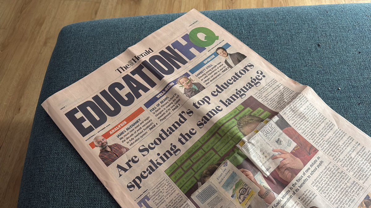 Carla Bell (@bellcarla1) on Twitter photo Enjoying the education supplement in today's <a href="/heraldscotland/">The Herald</a> . Great to see the breadth of 🏴 education represented. 👍 <a href="/Ciorsdaidh/">Dr Ciorsdaidh Watts</a> article on AI education is a call to action! 🤖 But first, we need digital equity for all Scottish students. #DigitalEquity #Scotland <a href="/MrMcEnaney/">James McEnaney</a> Enjoying the education supplement in today's <a href="/heraldscotland/">The Herald</a> . Great to see the breadth of 🏴 education represented. 👍 <a href="/Ciorsdaidh/">Dr Ciorsdaidh Watts</a> article on AI education is a call to action! 🤖 But first, we need digital equity for all Scottish students. #DigitalEquity #Scotland <a href="/MrMcEnaney/">James McEnaney</a>
