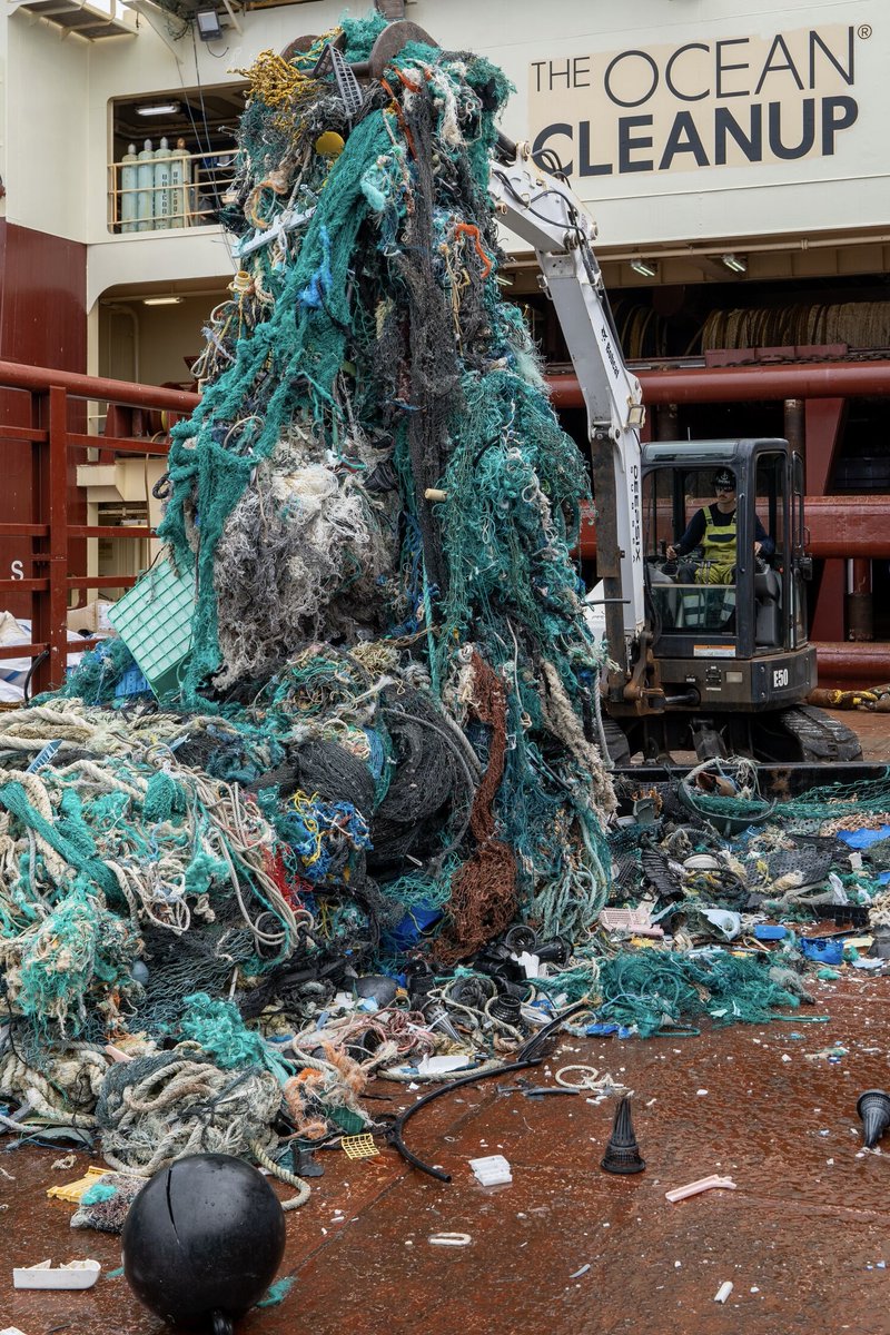The (amount of) trash we pull out from the Great Pacific Garbage Patch and rivers every day is scary.