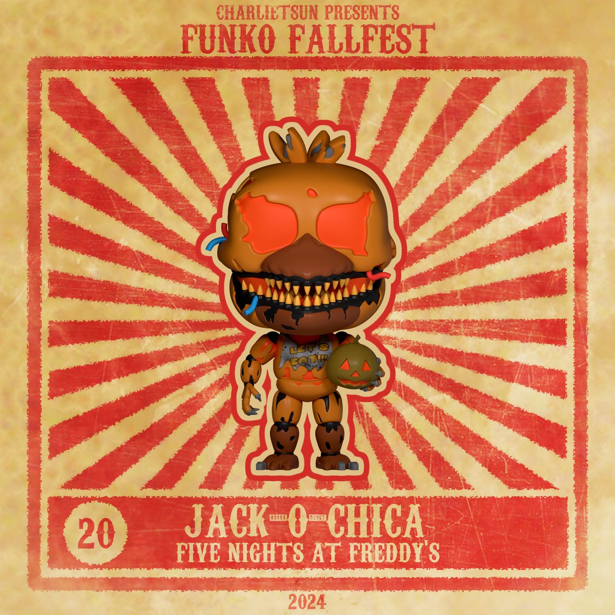 CharlieTsun's tweet photo. CHARLIETSUN PRESENTS: Funko Fallfest! Day 17-20 - Curse of Dreadbear (#FNAF) π
Concluding the first half of #Funko Fallfest, the spooktacular crew of FNAF's #Curseofdreadbear arrives just in time for Halloween! #Blender3D #FNAFfanart https://t.co/pnTikdwvyk