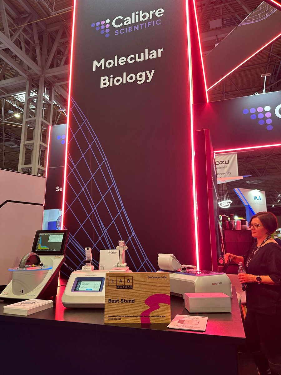 🌟 We're thrilled to announce that we won the award for Best Stand at <a href="/LABINNOVATIONS/">Lab Innovations</a>🌟

From product demos to meaningful conversations, our goal was to connect, inspire, and showcase what makes Calibre Scientific so special. Here's to empowering scientific discovery together!🚀