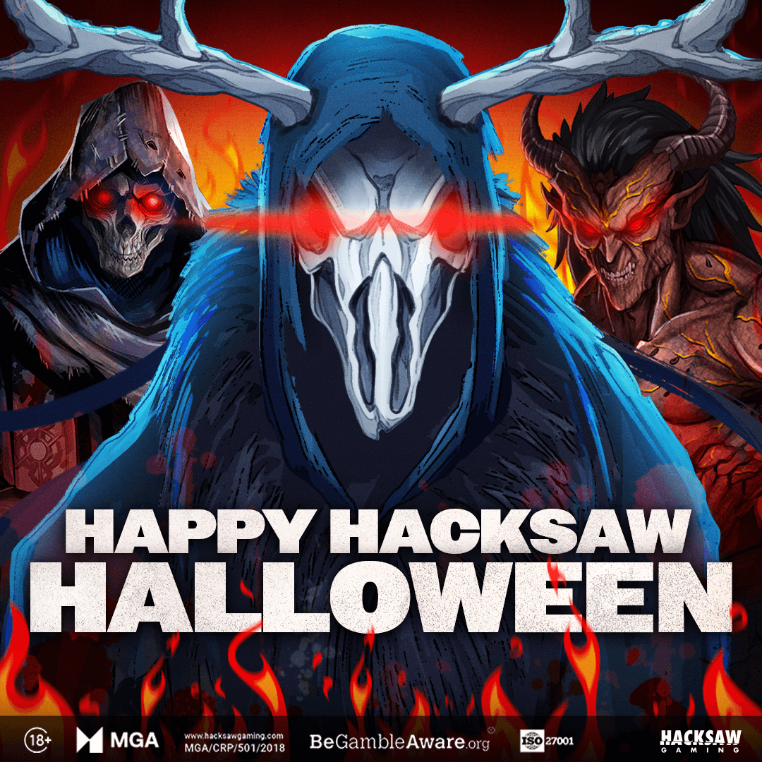 A very Happy Hacksaw Halloween to all! Devilish behaviour, all seeing eyes and bloody sucking beauties - we have a Spooky Slot for just about everybody 🎃👻💀

🔞 | Please Gamble Responsibly| BeGambleAware.org 
#EvilEye #HacksawGaming #halloween2024