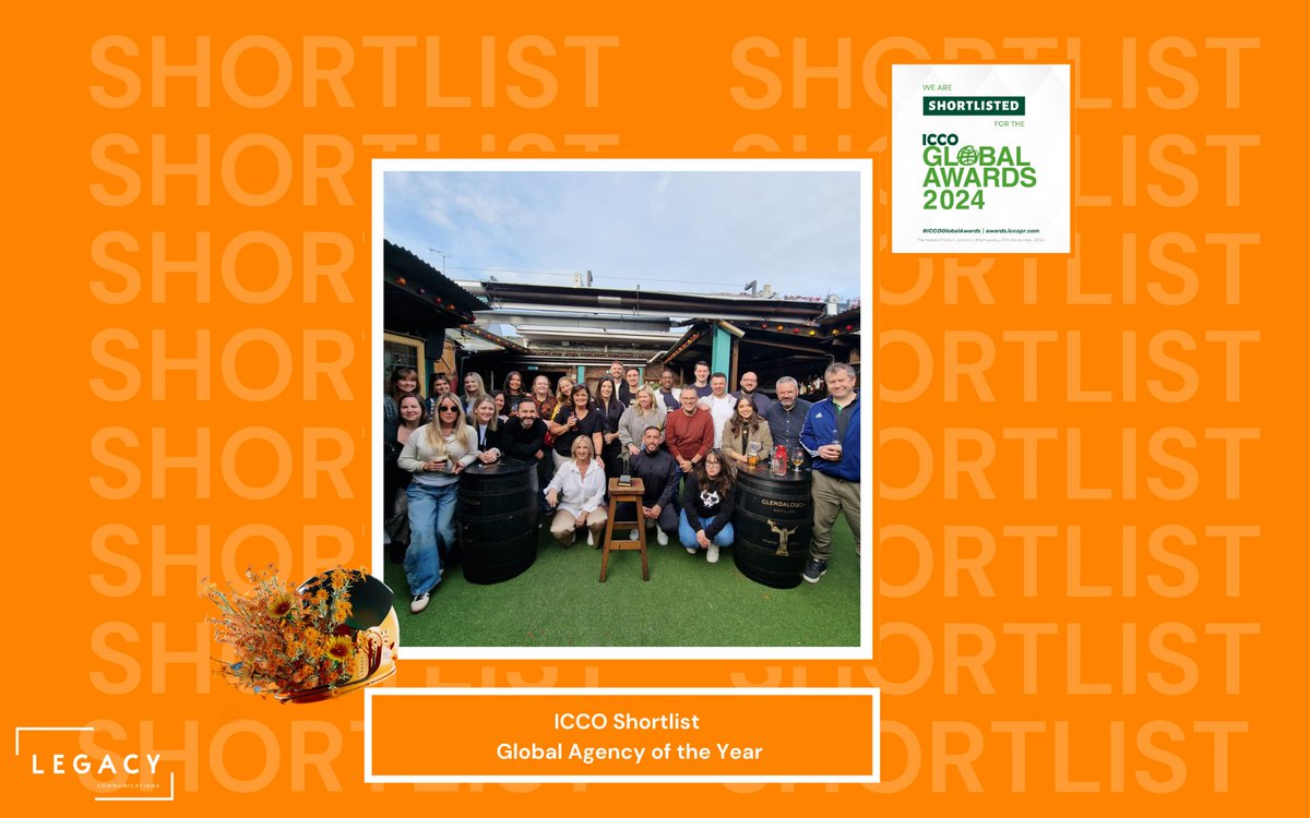 Legacy_Comms's tweet image. 🚨🚨 We&apos;ve been shortlisted for Agency of the Year at the @ICCOpr Global PR Awards 2024! 🎉

A huge thank you to our fantastic team and our wonderful clients for all your support. 
#ICCOGlobalAwards