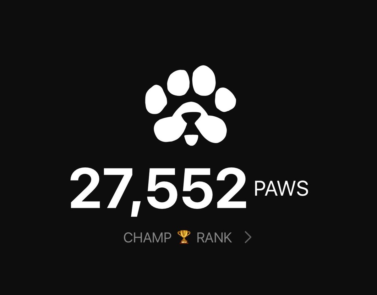 If you faded #NOTCOIN, #DOGS, Them don't fade this one.

JOIN #PAWS CULT! 🐾

Join here: t.me/PAWSOG_bot/PAW…