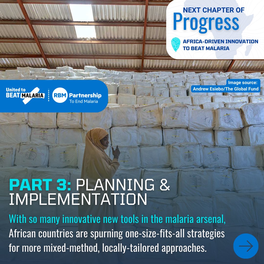 Part 3 of our Next Chapter of Progress series focuses on #malaria planning and implementation 📊🧭🚚 

Follow this thread to see some examples of innovative and multi-pronged malaria programs and strategies. 

Take the Next Chapter of Progress tour! bit.ly/nextchapterpro…