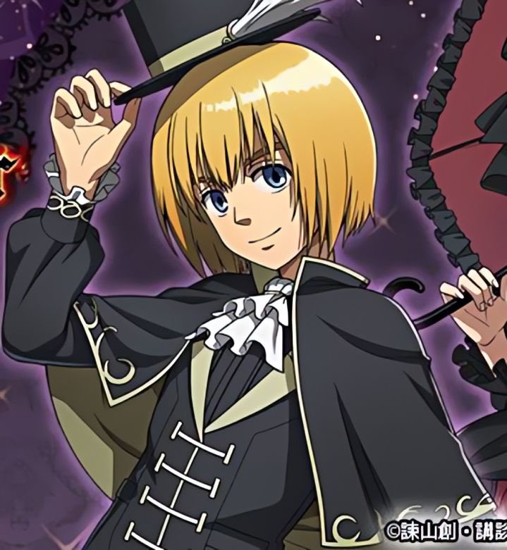 ARMlNOLOGY's tweet image. mikasa definitely was the one who chose armin’s halloween costumes