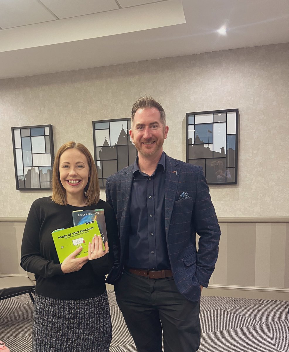 Sarah Haddow (@mrshaddowdundee) on Twitter photo Brilliant day of PL, and I finally got to meet Bruce Robertson!
The Teaching Delusion changed my career and my approach to research informed pedagogy, and our whole school focus on Power Up Your Pedagogy is having a big impact <a href="/Craigie_High/">Craigie High School</a>. Thank you <a href="/Bruce_NextLevel/">5βοΈ Schools</a> Brilliant day of PL, and I finally got to meet Bruce Robertson!
The Teaching Delusion changed my career and my approach to research informed pedagogy, and our whole school focus on Power Up Your Pedagogy is having a big impact <a href="/Craigie_High/">Craigie High School</a>. Thank you <a href="/Bruce_NextLevel/">5βοΈ Schools</a>