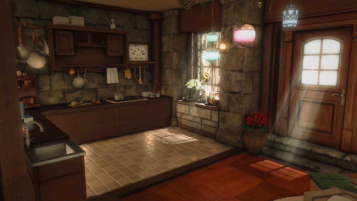 comission for a cozy little home #ffxiv #ffxivhousing #ff14 #ff14housing