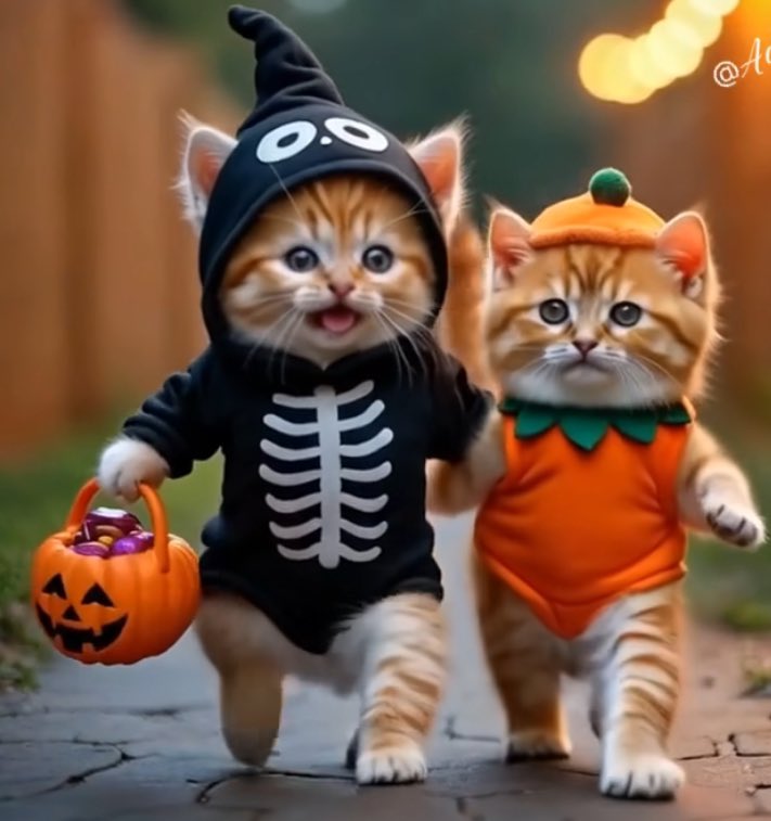 Happy Halloween everyone!  #Nipclub #pawgaritaville #HappyHalloween2024 #catlovers #twittercats 👻🧡🖤