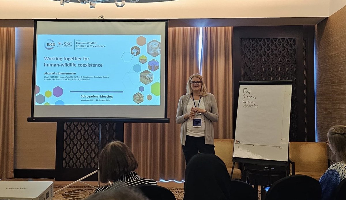 hwctf's tweet image. We were delighted to attend #SSCLeadersMeeting2024 where we convened discussions on collaborations for human-wildlife coexistence @hwctf with other @IUCNssc groups.
#WeAreSSC