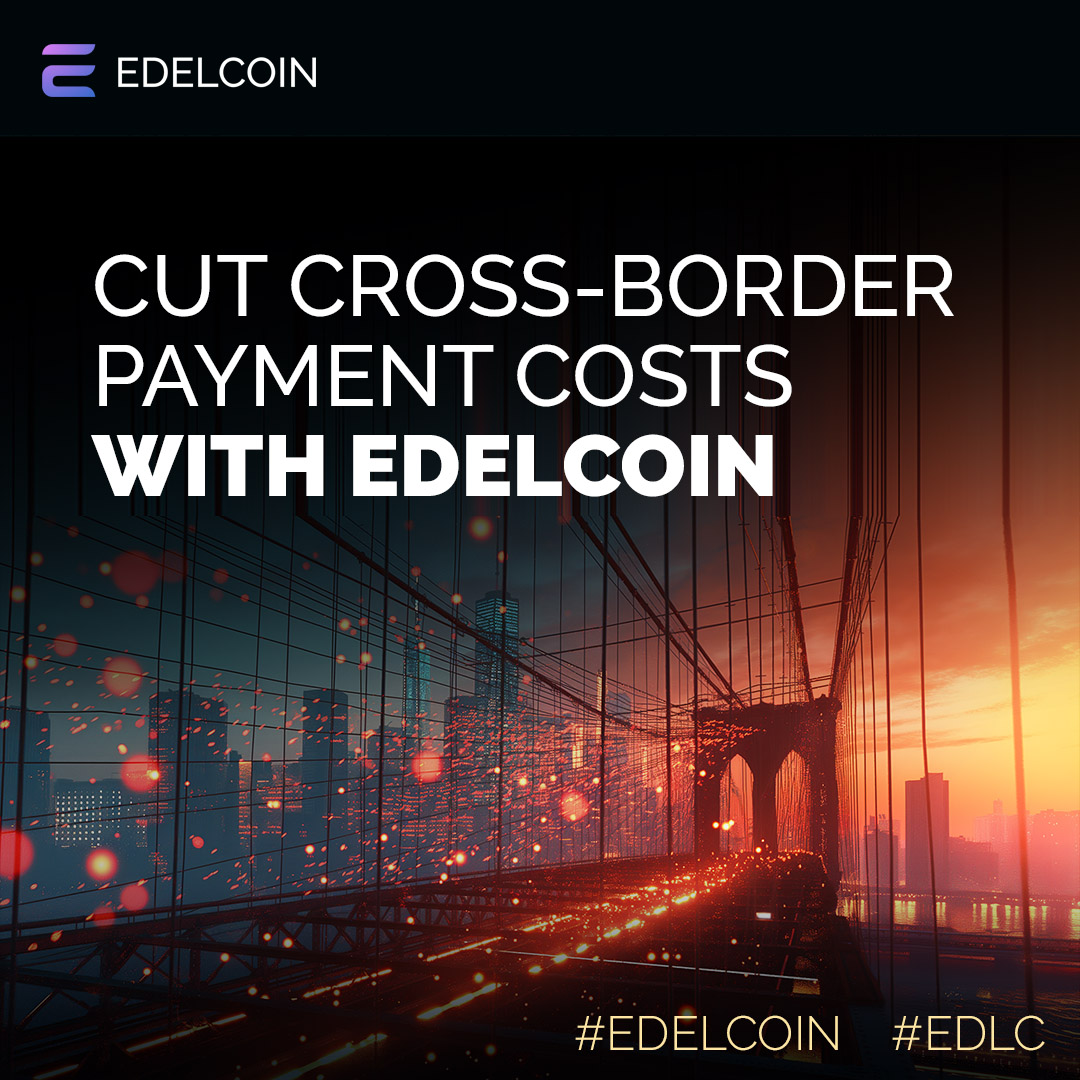 #Edelcoin offers a fast and cost-effective solution for global transactions. Avoid high banking fees and delays with low-cost, stable payments powered by blockchain. Learn more at Edelcoin.com #CryptoPayments #GlobalTransactions #Edelcoin